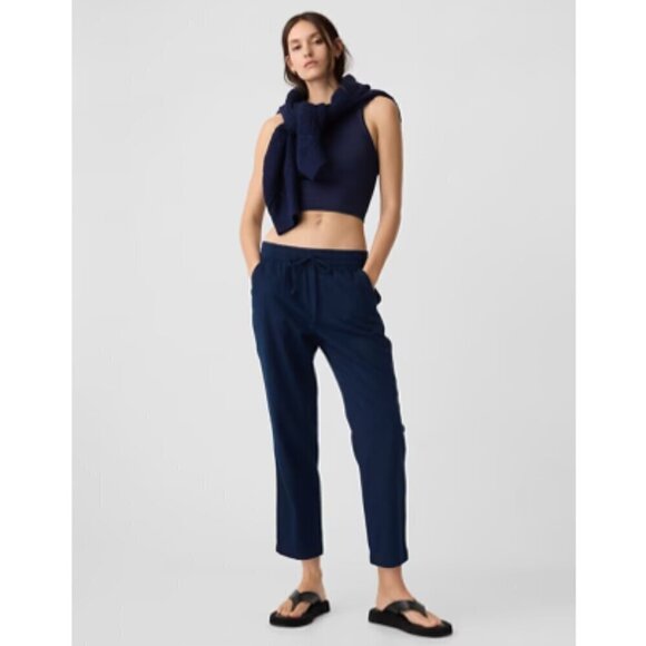 GAP Lightweight Easy Twill Pants Navy Blue Paperbag Size XXL #679818 NWT RT$50 - Picture 2 of 13